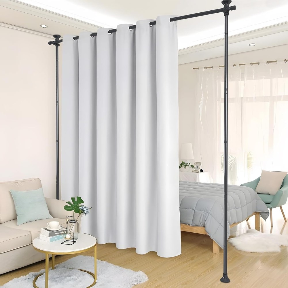 Room Divider Curtain Rod
