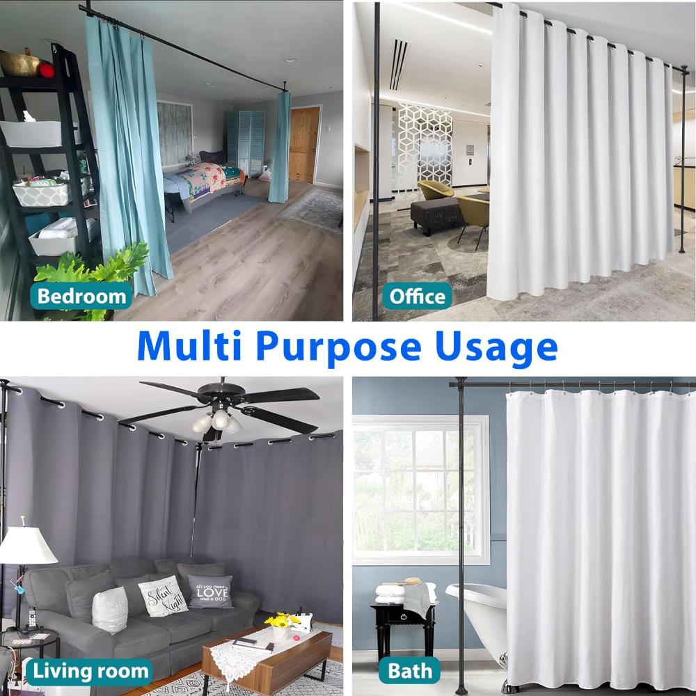 Room Divider Curtain Rod: image 2