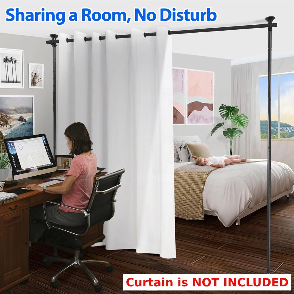 Room Divider Curtain Rod: image 3