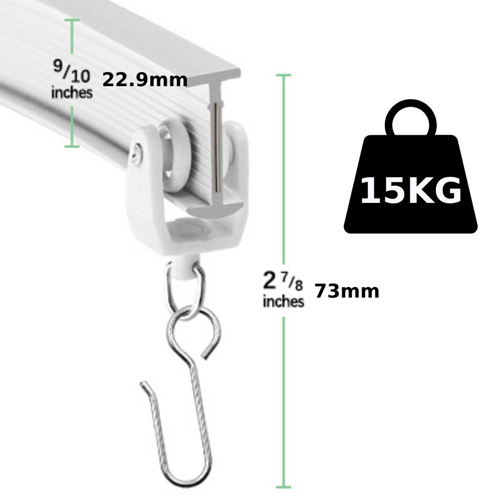Bendable Curtain Track Ceiling Mount: image 7
